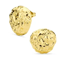 øreringe i forgyldt messing - Eliné