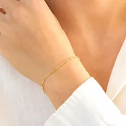 armbånd i forgyldt messing - Eliné