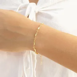 armbånd i forgyldt messing - Eliné