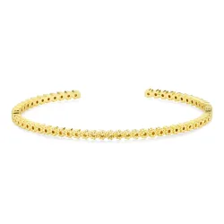 blomster armbånd i forgyldt messing - Eliné