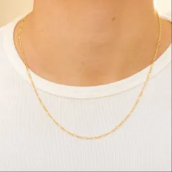 halskæde i forgyldt messing - Eliné