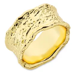 ring i forgyldt messing - Eliné