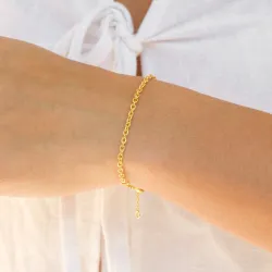 armbånd i forgyldt messing - Eliné
