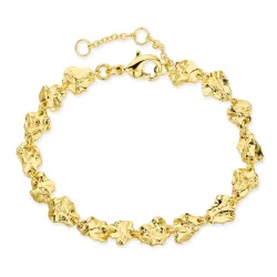 armbånd i forgyldt messing - Eliné