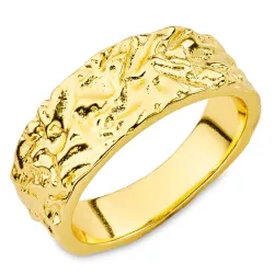 ring i forgyldt messing - Eliné