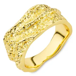 ring i forgyldt messing - Eliné