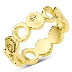 ring i forgyldt messing - Eliné