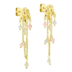 øreringe i forgyldt messing - Eliné