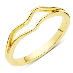 ring i forgyldt messing - Eliné