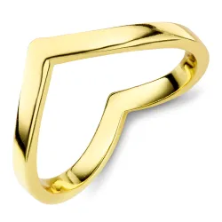 ring i forgyldt messing - Eliné