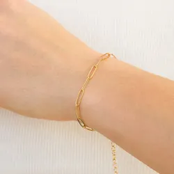 vandfast armbånd i forgyldt stål  x 3 mm  - OCEANA