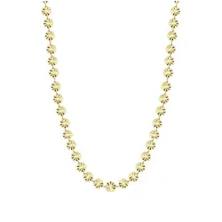 vandfast rund halskæde i forgyldt stål - OCEANA