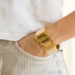 vandfast armbånd i forgyldt stål - OCEANA