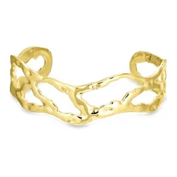 vandfast armbånd i forgyldt stål - OCEANA