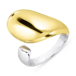 vandfast ring i forgyldt stål - OCEANA