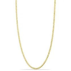 vandfast panserkæde i forgyldt stål 41 + 5 cm x 2,6 mm  - OCEANA