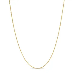 vandfast halskæde i forgyldt stål - OCEANA