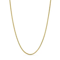 vandfast halskæde i forgyldt stål - OCEANA