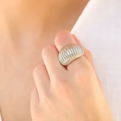 vandfast ring i stål - OCEANA