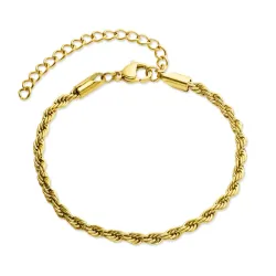 vandfast armbånd i forgyldt stål - OCEANA