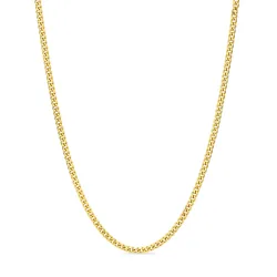 vandfast halskæde i forgyldt stål - OCEANA