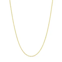 vandfast halskæde i forgyldt stål - OCEANA