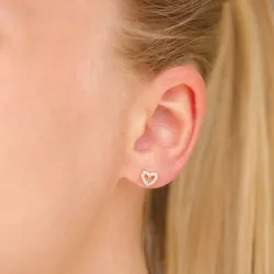 vandfaste hjerte helix piercing i forgyldt stål - OCEANA