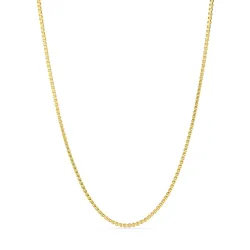 vandfast halskæde i forgyldt stål - OCEANA