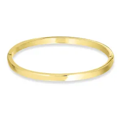 vandfast 4 mm armring i forgyldt stål - OCEANA
