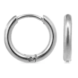 11,5 mm vandfaste creoler i stål - OCEANA