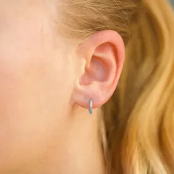 11,5 mm vandfaste creoler i stål - OCEANA