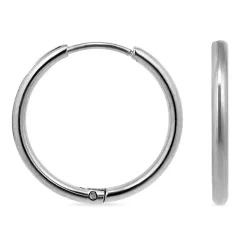 17 mm vandfaste creoler i stål - OCEANA