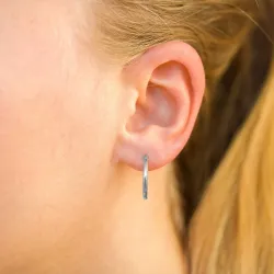 17 mm vandfaste creoler i stål - OCEANA