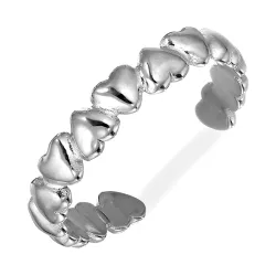 vandfast hjerte justerbar ring i stål - OCEANA