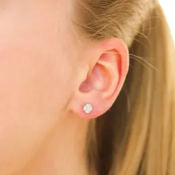 5 mm vandfaste solitaireørestikker i stål - OCEANA