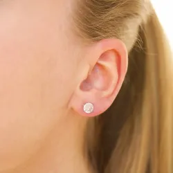 6 mm vandfaste solitaireørestikker i stål - OCEANA