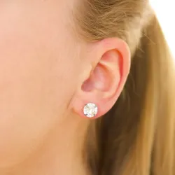 8 mm vandfaste solitaireørestikker i stål - OCEANA