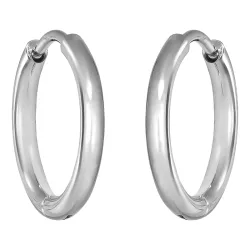 15,5 mm vandfaste creoler i stål - OCEANA