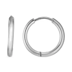 15,5 mm vandfaste creoler i stål - OCEANA