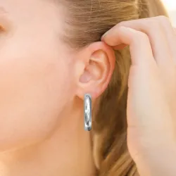 6 x 32 mm vandfaste halvcreoler i stål - OCEANA