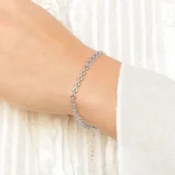 vandfast hjerte armbånd i stål - OCEANA