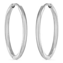 24 mm vandfaste creoler i stål - OCEANA