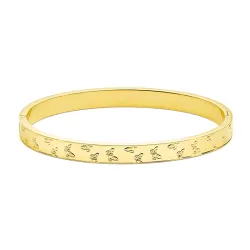 vandfast sommerfugle armring i forgyldt stål 60 mm x 5,8 mm  - OCEANA
