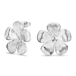 vandfaste blomster øreringe i stål - OCEANA