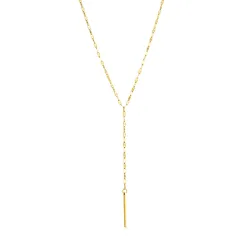 vandfast halskæde i forgyldt stål - OCEANA