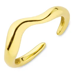 vandfast ring i forgyldt stål - OCEANA