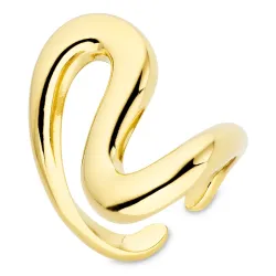 vandfast ring i forgyldt stål - OCEANA