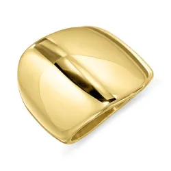 vandfast ring i forgyldt stål - OCEANA