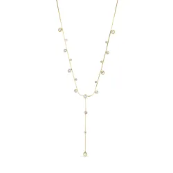 vandfast halskæde i forgyldt stål - OCEANA