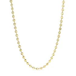 vandfast halskæde i forgyldt stål - OCEANA